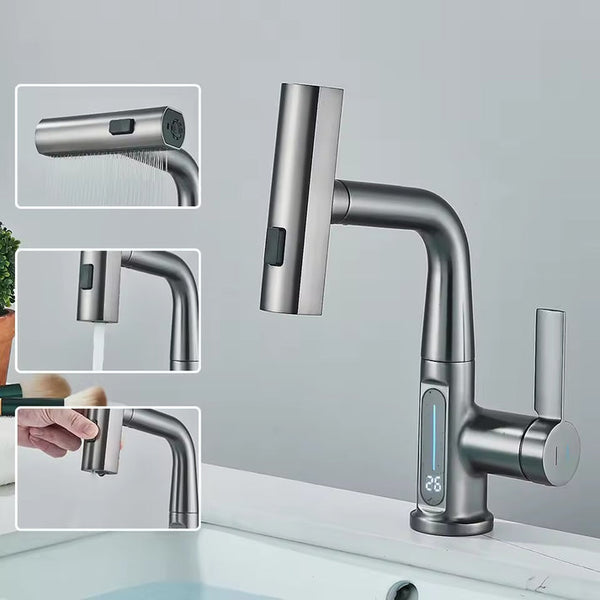 Nowoczesna Cyfrowa Wylewka Wodospadowa do Umywalki