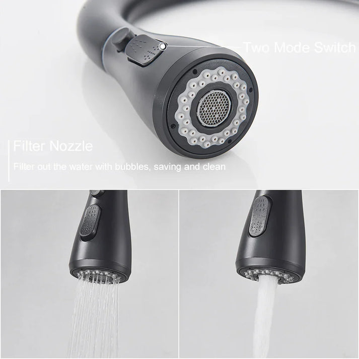 Nowoczesna Jednouchwytowa Bateria z Wysuwaną Wylewką