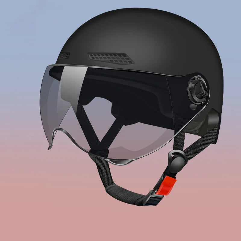 Uniwersalny Letni Kask Motocyklowy Idealny na Skuter i Rower Elektryczny