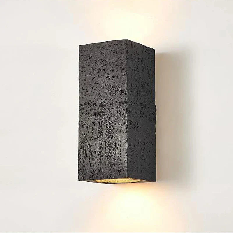 Cementowy Kinkiet Ścienny z Minimalistyczną Estetyką Wabi-Sabi