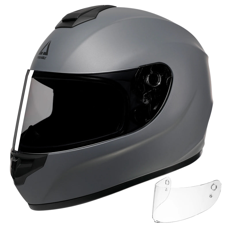 Nowoczesny Kask Integralny z Jasnym Wizjerem