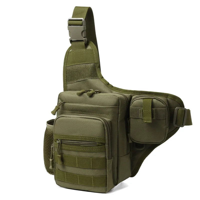 Wytrzymała Torba Crossbody z Wieloma Kieszeniami