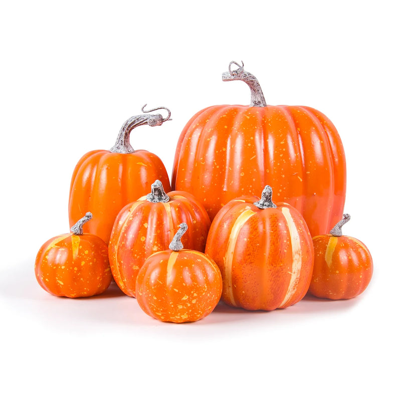 Sztuczne dynie z pianki do dekoracji na Halloween i Święto Dziękczynienia