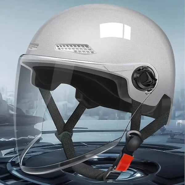 Uniwersalny Letni Kask Motocyklowy Idealny na Skuter i Rower Elektryczny