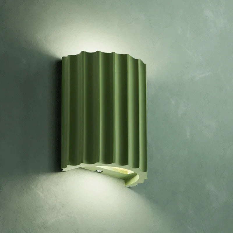 Dekoracyjne Lampy Ścienne z Eleganckiego Materiału Żywicznego