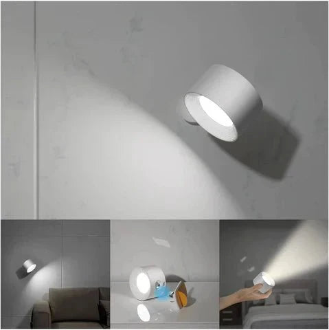 Bezprzewodowa lampa ścienna, która trzyma się wszędzie