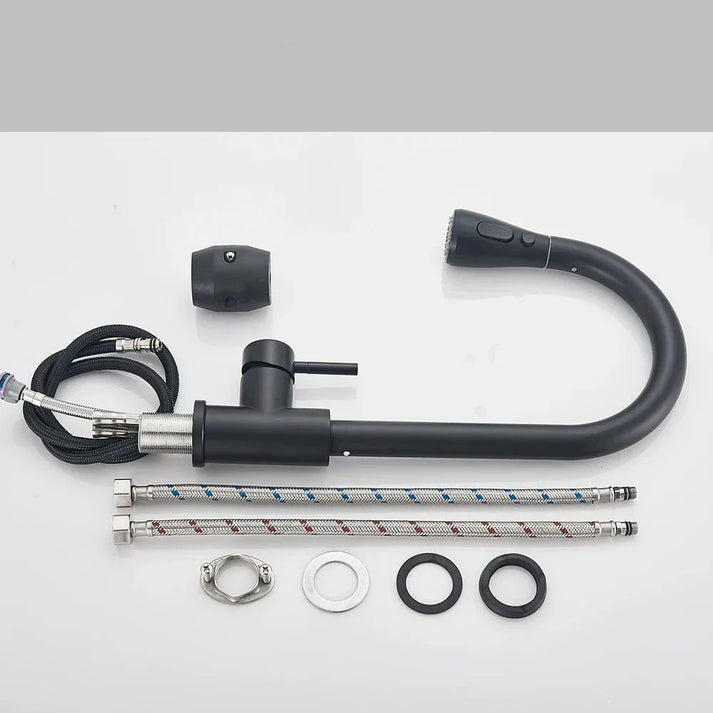 Nowoczesna Jednouchwytowa Bateria z Wysuwaną Wylewką