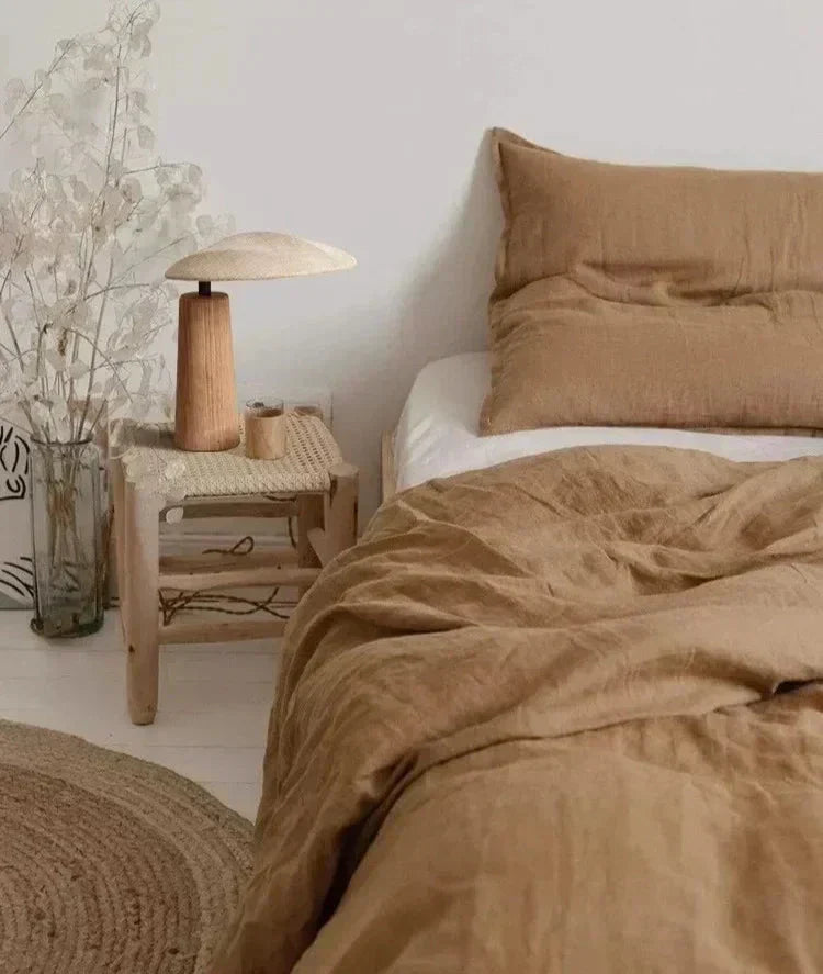 Designerska Lampa z Naturalnym Drewnem