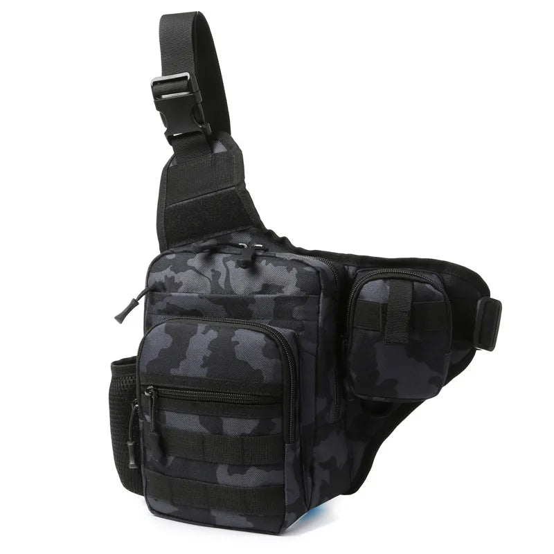 Wytrzymała Torba Crossbody z Wieloma Kieszeniami