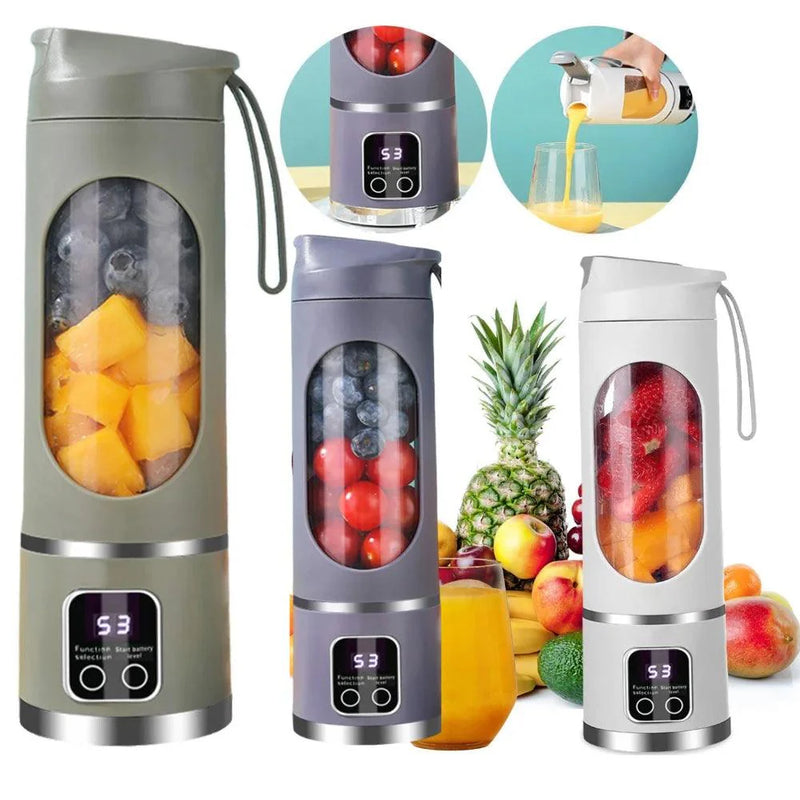Przenośna sokowirówka do świeżych soków w podróży i w domu