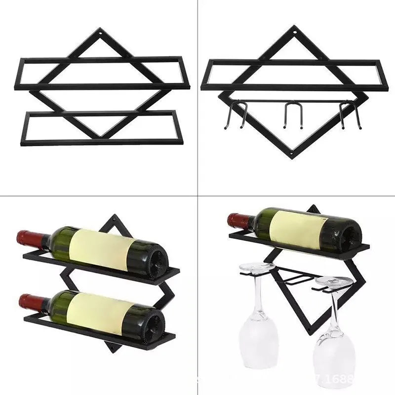 Ekskluzywny stojak na wino o stylowym wyglądzie i praktycznym przechowywaniu