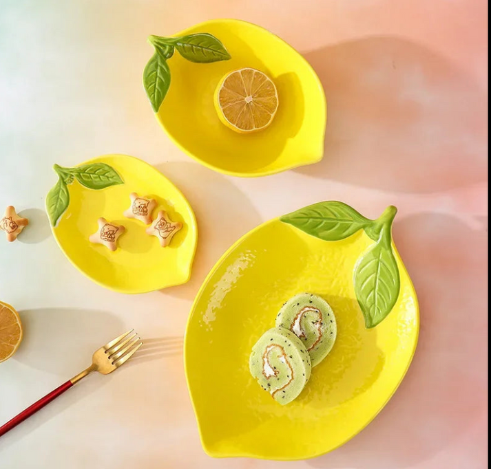 Owocowa Zastawa Stołowa z Motywem Cytryny