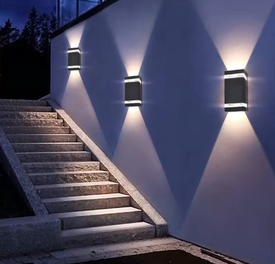 Nowoczesne światło na zewnątrz z eleganckim designem