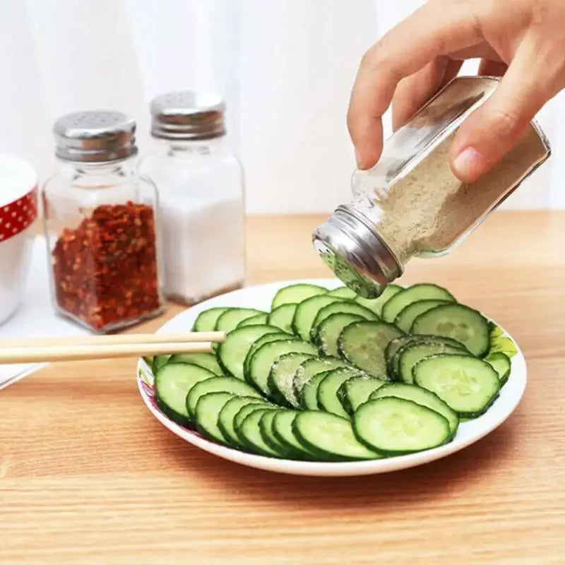 Luksusowy szklany zestaw do soli i pieprzu, który zachwyca elegancją