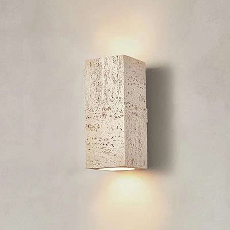 Cementowy Kinkiet Ścienny z Minimalistyczną Estetyką Wabi-Sabi