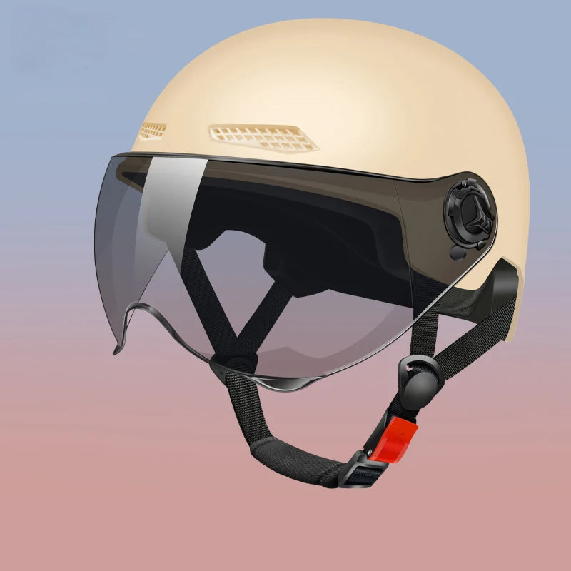 Uniwersalny Letni Kask Motocyklowy Idealny na Skuter i Rower Elektryczny