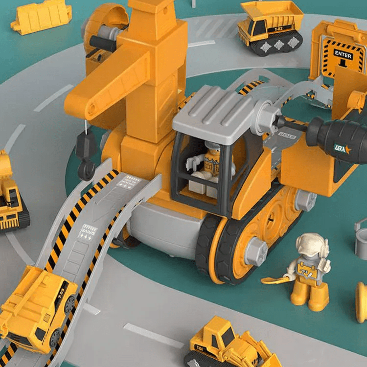 Techniczny zestaw konstrukcyjny zapewniający praktyczne doświadczenie z realistycznymi materiałami budowlanymi