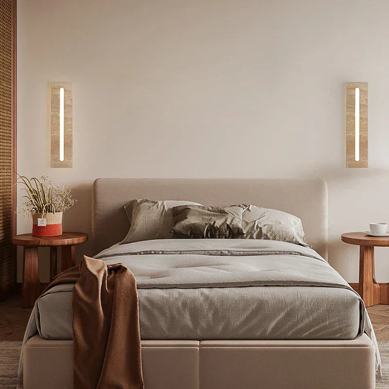 Elegancka Lampa Ścienna w Japońskim Stylu Wabi-Sabi