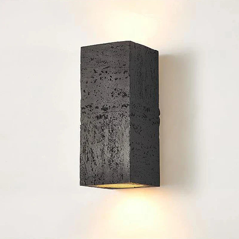 Cementowy Kinkiet Ścienny z Minimalistyczną Estetyką Wabi-Sabi