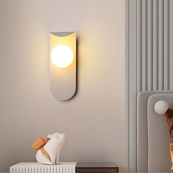 Skandynawska Lampa Ścienna z Bambusa, Elegancki Kinkiet Ścienny z Miękkim Światłem LED do Sypialni i Salonu 1
