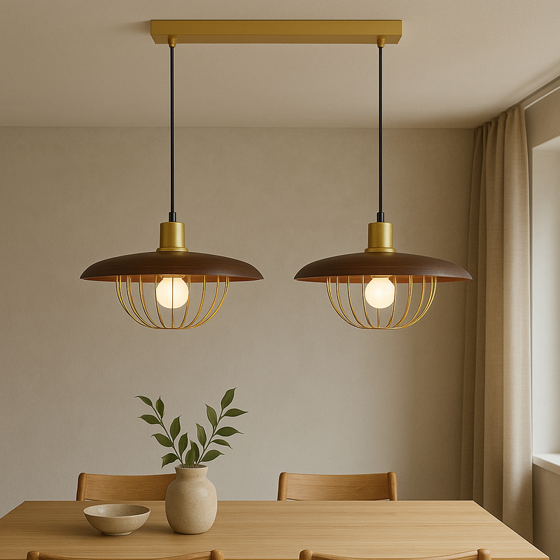 Skandynawska Lampa Wisząca LED z Regulowaną Wysokością do Salonów i Jadalni – Nowoczesny Design, Ciepłe Światło 1