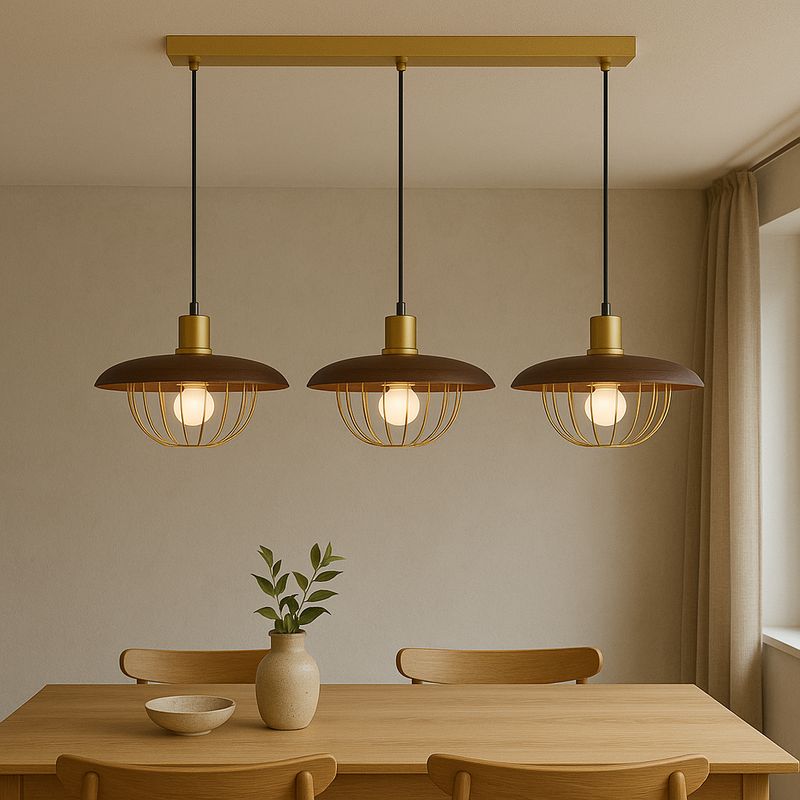Skandynawska Lampa Wisząca LED z Regulowaną Wysokością do Salonów i Jadalni – Nowoczesny Design, Ciepłe Światło 2