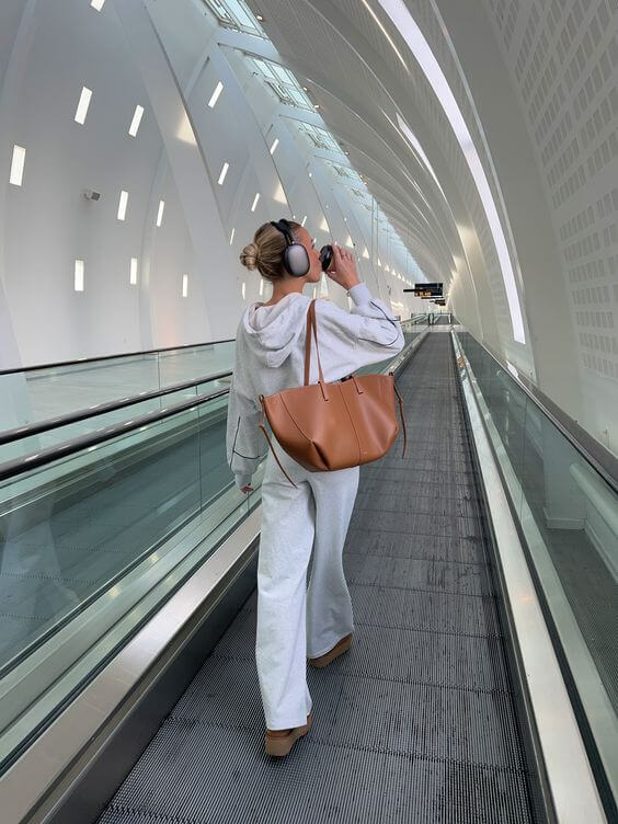 Elegancka Torba Tote z Skóry o Dużej Pojemności