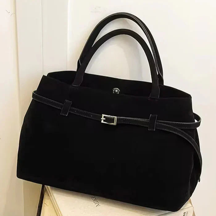 Luxe Modna Torebka na Ramię z Zamszu