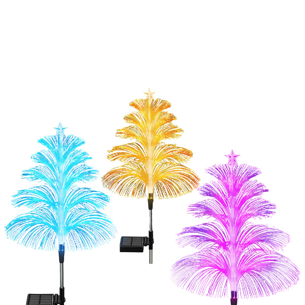 Rozświetl swój ogród magicznym światłem z zestawem 3 solarnych lamp meduz.