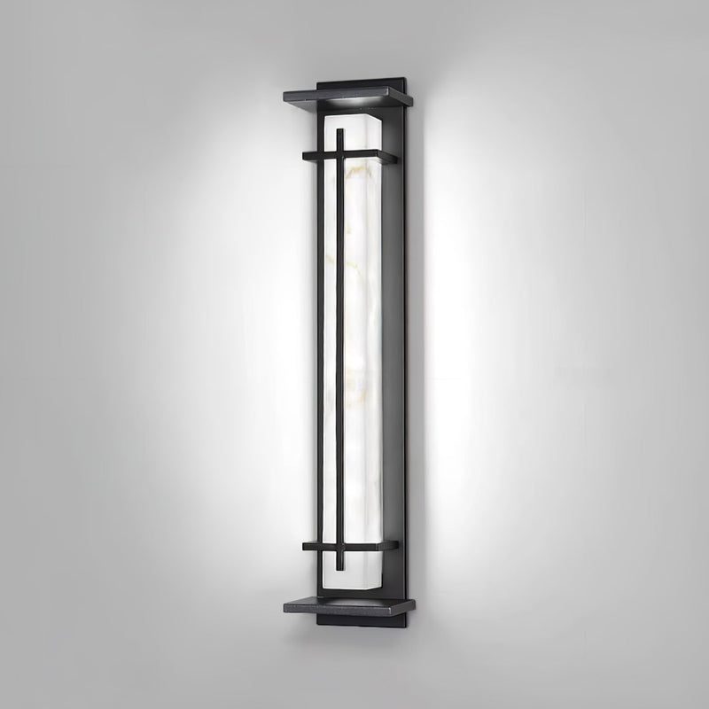 Stylowa kwadratowa lampa ścienna odporna na warunki atmosferyczne