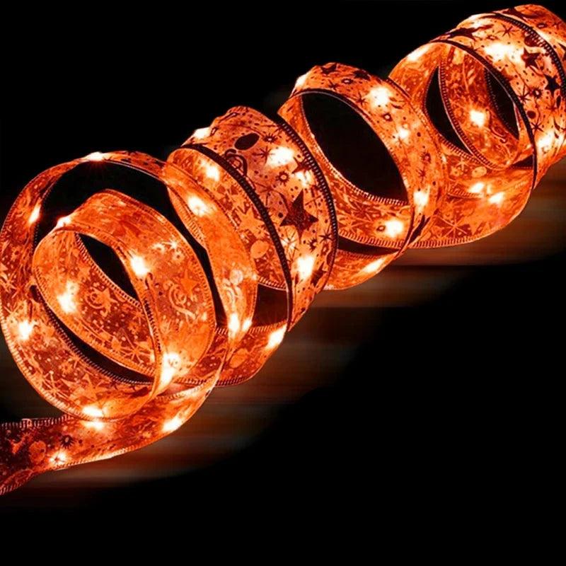 Świąteczne Światła LED Sznurkowe do Dekoracji Choinki i Imprez – Ciepłe Białe, Srebrne, Złote, Czerwone, Długość 1M-10M 12