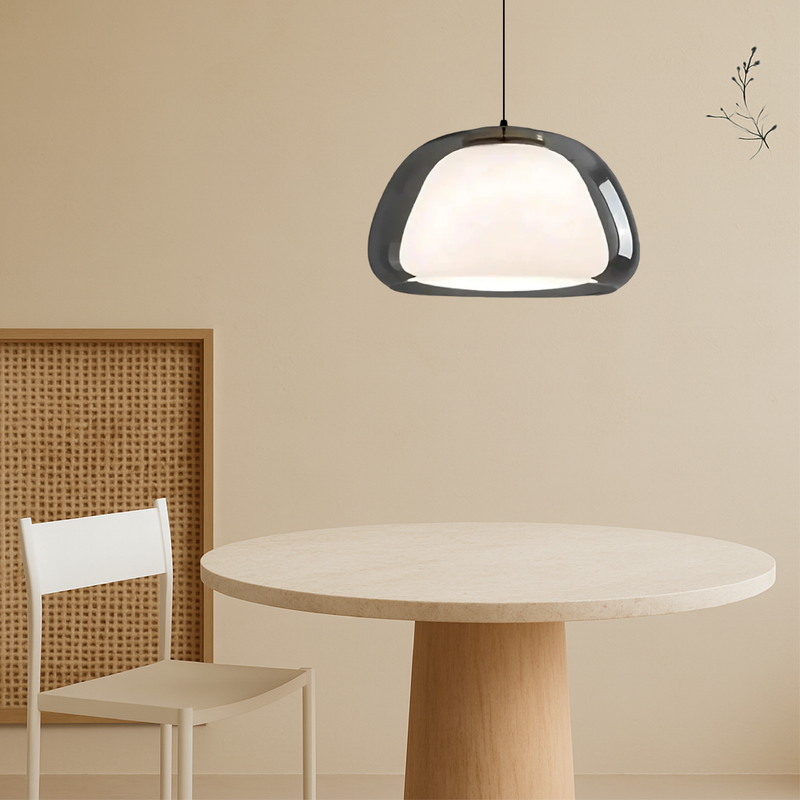 Szklana Lampa Wisząca Nombr Jelly – Nowoczesna Lampa nad Stół do Kuchni i Jadalni, Regulowana Wysokość, Miękkie LED Światło 6