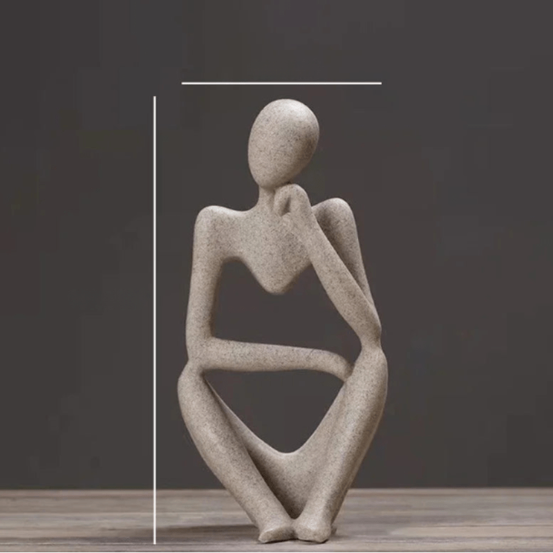 Minimalistyczna dekoracja z abstrakcyjnym motywem