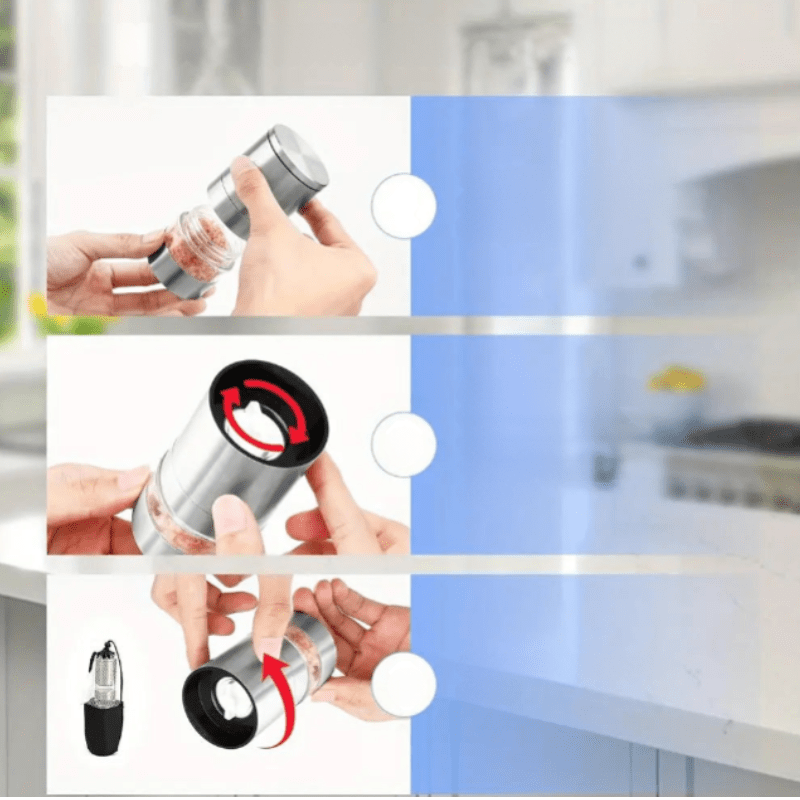 Stalowy Młynek dla Miłośników Kuchennych Eksperymentów