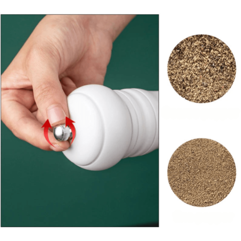 Manualny Młynek do Sól i Pieprzu z Dokładnym Mieleniem