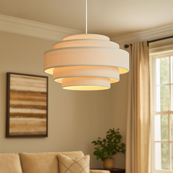 Wisząca Lampa Wabi Sabi z Okrągłym Kształtem – Ciepłe Światło do Minimalistycznych Wnętrz 0