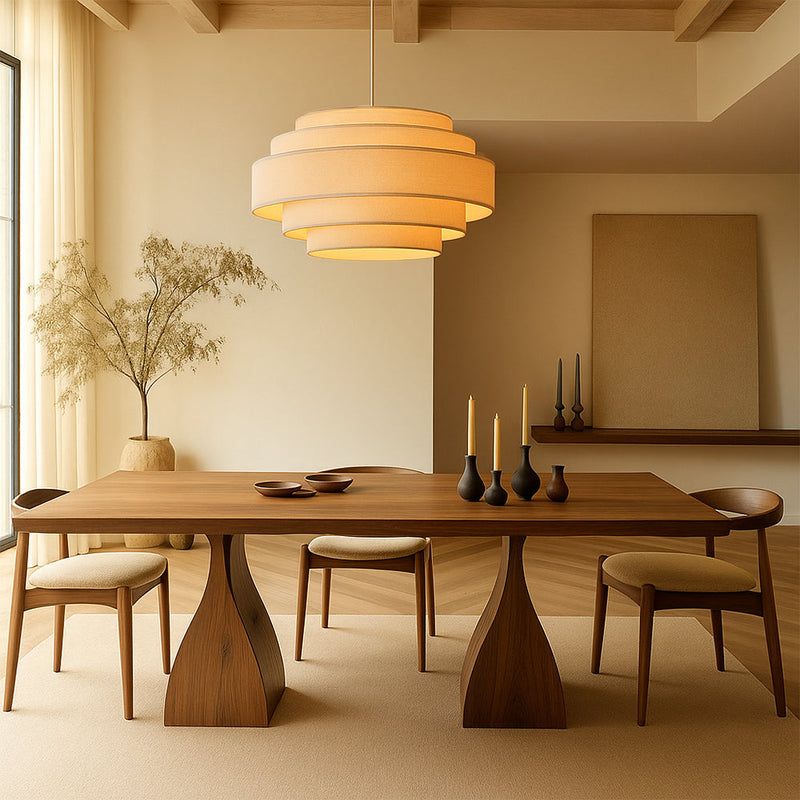 Wisząca Lampa Wabi Sabi z Okrągłym Kształtem – Ciepłe Światło do Minimalistycznych Wnętrz 7