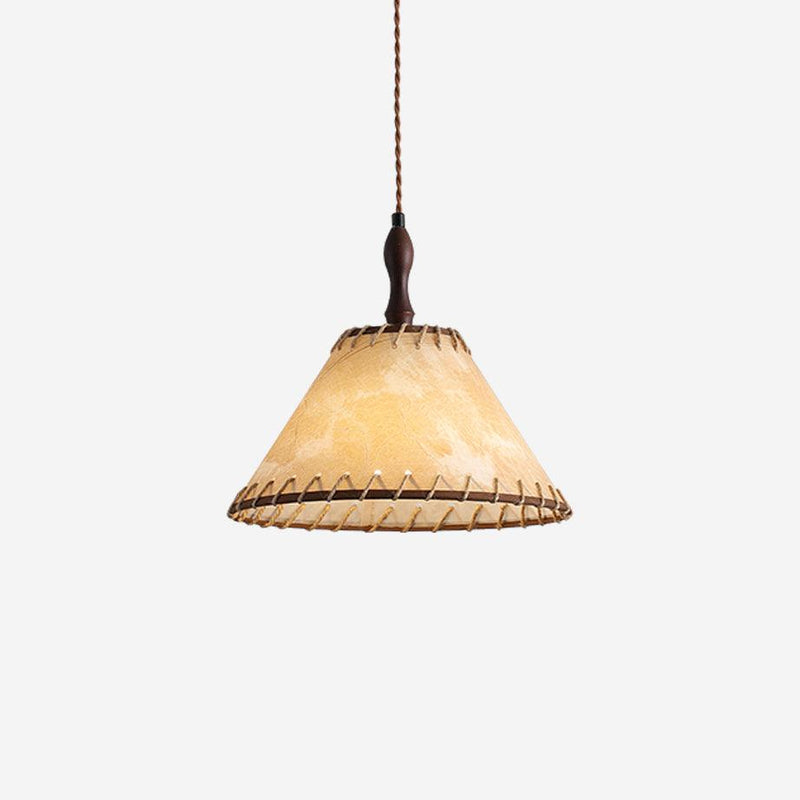 Nowoczesna Lampa Wisząca z Drewna w Stylu Nature