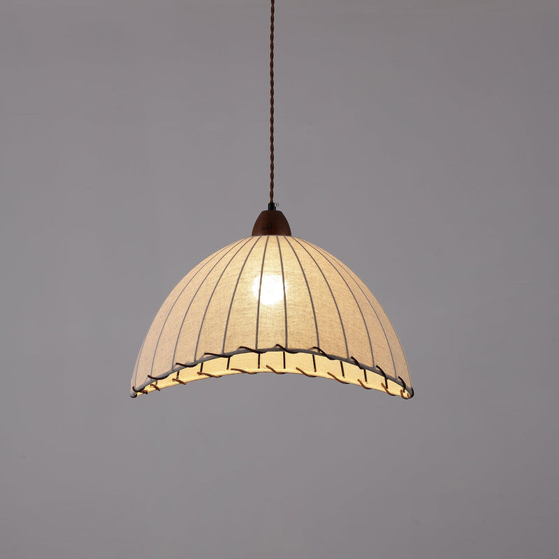 Nowoczesna Lampa Wisząca z Drewna w Stylu Nature