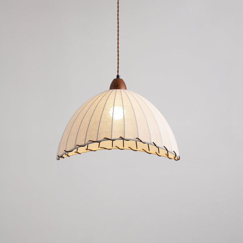 Nowoczesna Lampa Wisząca z Drewna w Stylu Nature