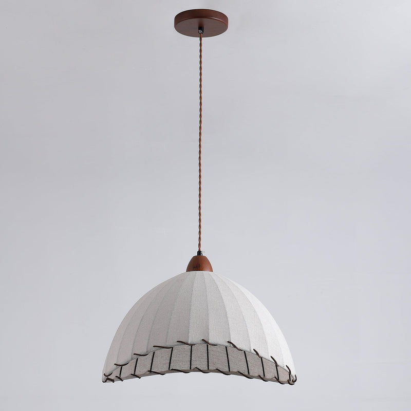 Nowoczesna Lampa Wisząca z Drewna w Stylu Nature
