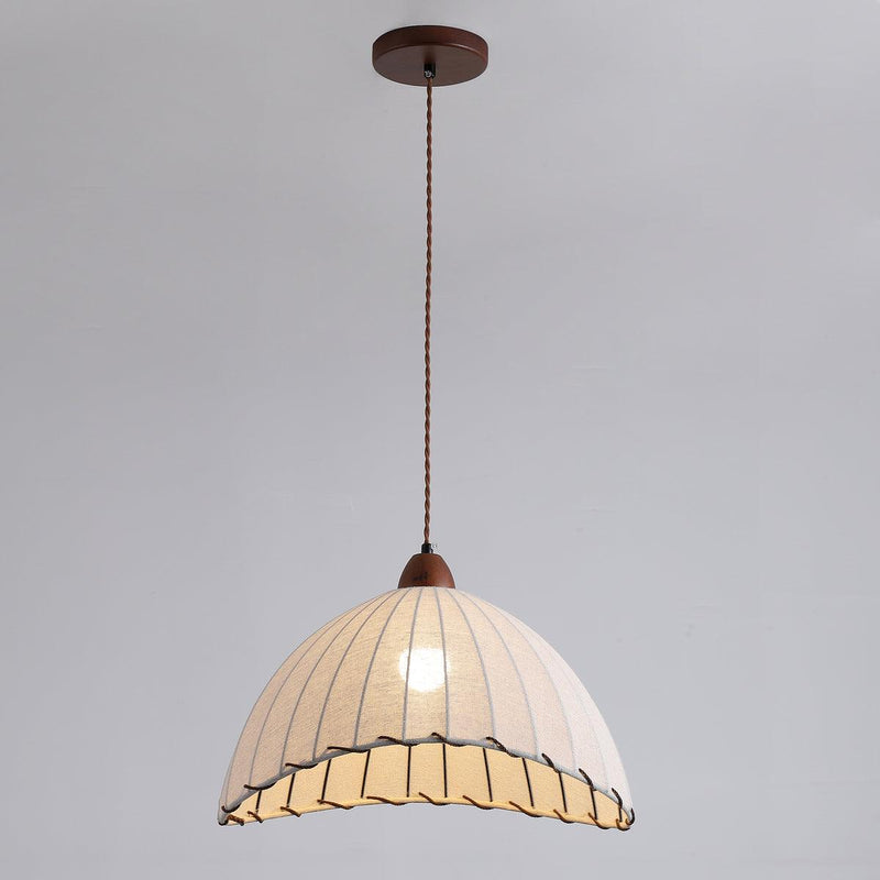 Nowoczesna Lampa Wisząca z Drewna w Stylu Nature