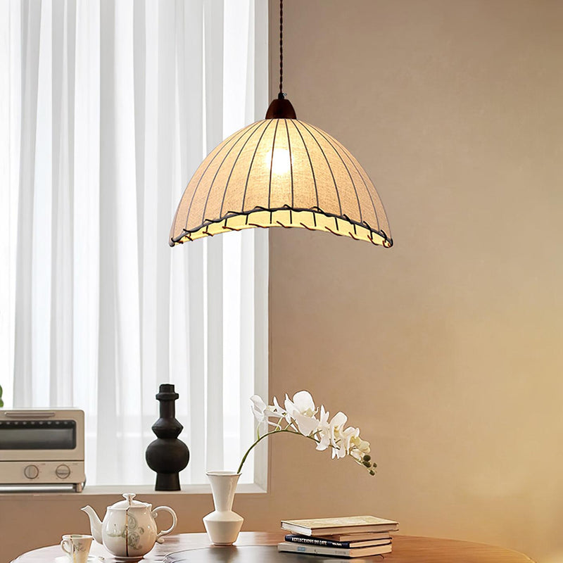 Nowoczesna Lampa Wisząca z Drewna w Stylu Nature