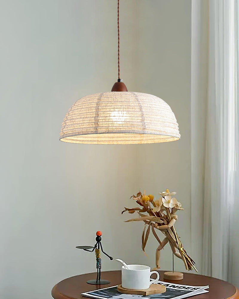 Nowoczesna Lampa Wisząca z Drewna w Stylu Nature