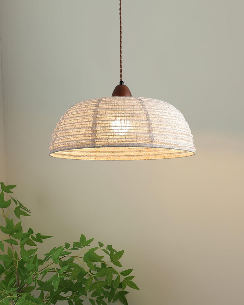 Nowoczesna Lampa Wisząca z Drewna w Stylu Nature