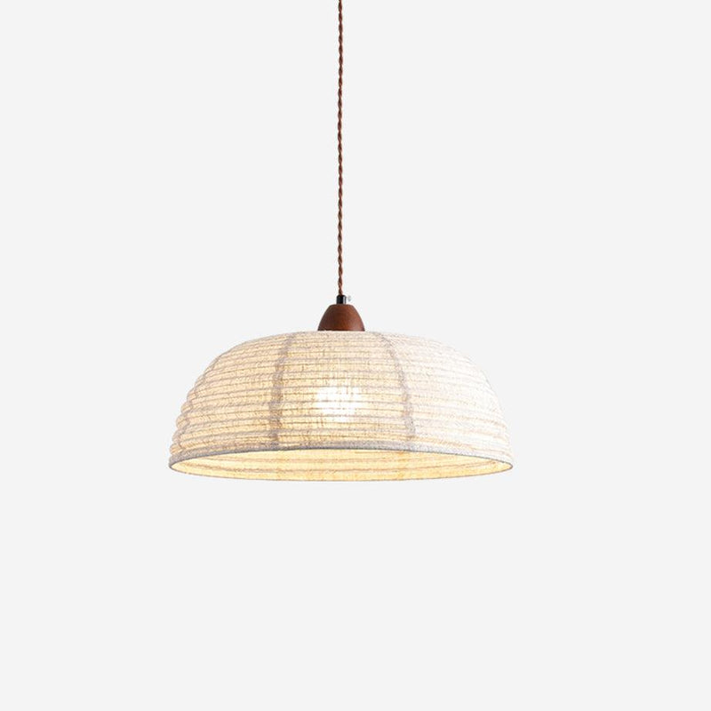 Nowoczesna Lampa Wisząca z Drewna w Stylu Nature