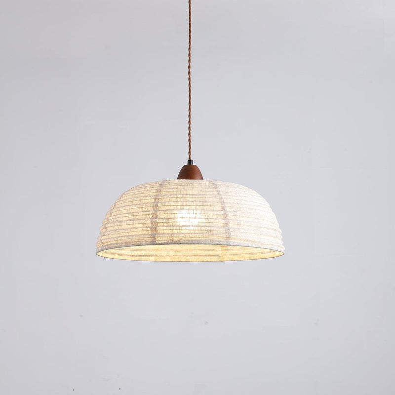 Nowoczesna Lampa Wisząca z Drewna w Stylu Nature