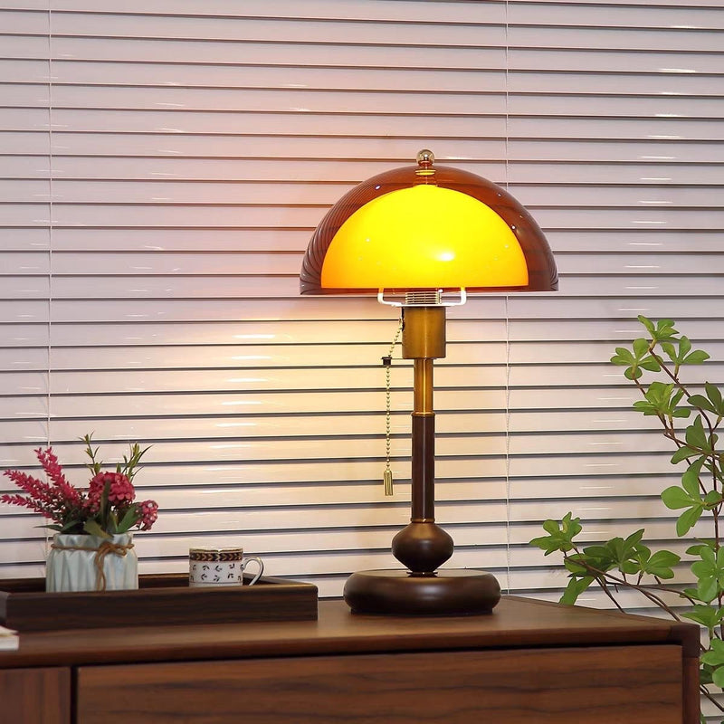 Zabytkowa Lampa Stołowa w Stylu Vintage z Ciepłym Światłem LED – Elegancka Lampy Stołowe do Salonu i Sypialni 2
