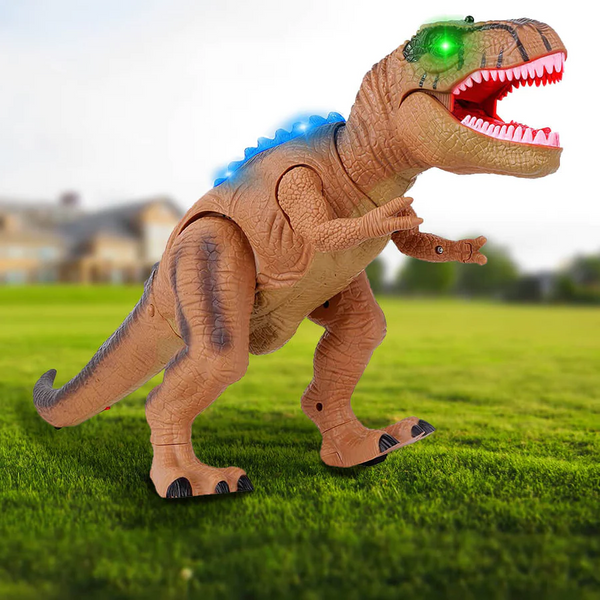Zdalnie Sterowany Dinozaur z Efektami Dźwiękowymi i Świetlnymi dla Dzieci - Kreatywna Zabawa 1