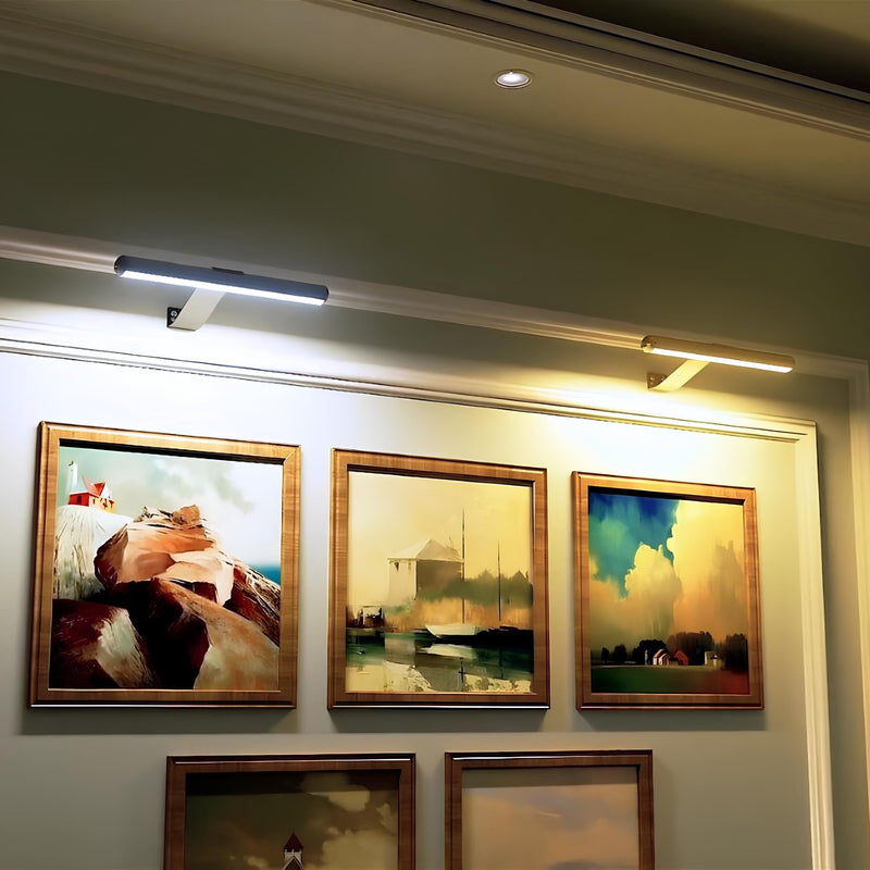 Oświetlenie obrazów z funkcją ładowania elegancka lampa ścienna